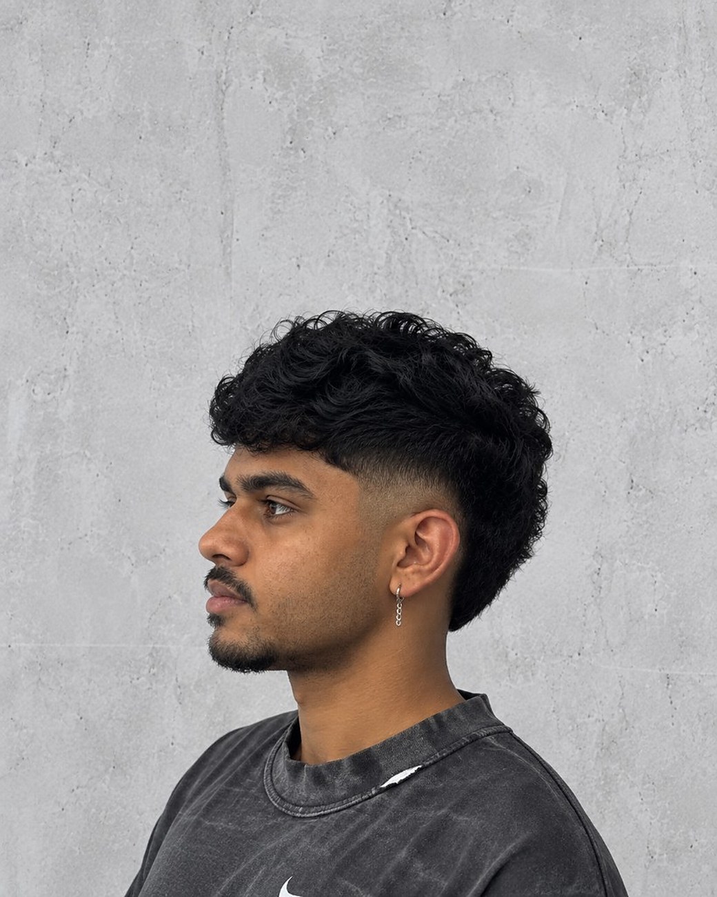 Burst Fade Mullet at Brighton