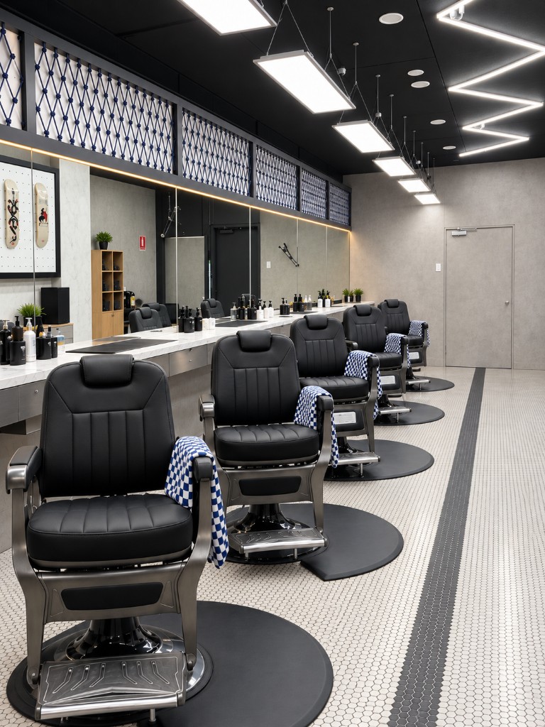 Interior of Bspoke Barbershop Chadstone in Chadstone