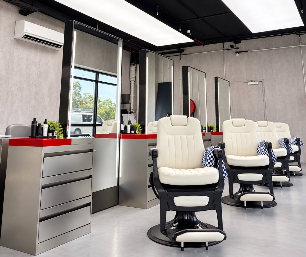 Interior of Bspoke Barber & Hair Lounge Malvern